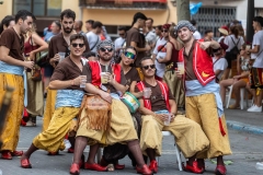 ALICANTE.- ALARDO Y EMBAJADA DE LOS MOROS Y CRISTIANOS DE XIXONA