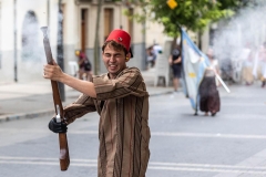 ALICANTE.- ALARDO Y EMBAJADA DE LOS MOROS Y CRISTIANOS DE XIXONA